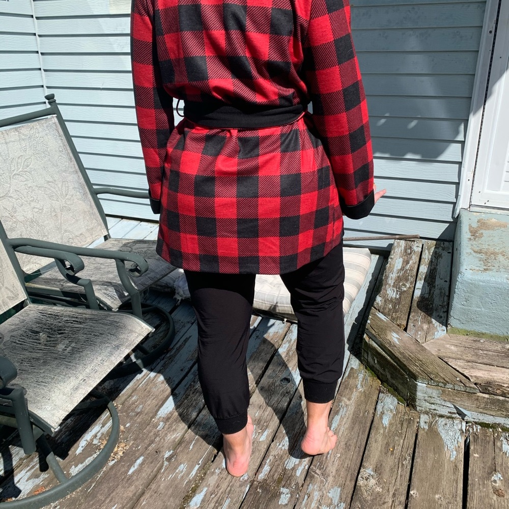 Plaid wrap jacket - Picture 6 of 6